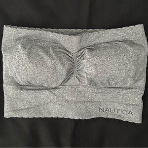Nautica Heather Gray Seamless Bandeau